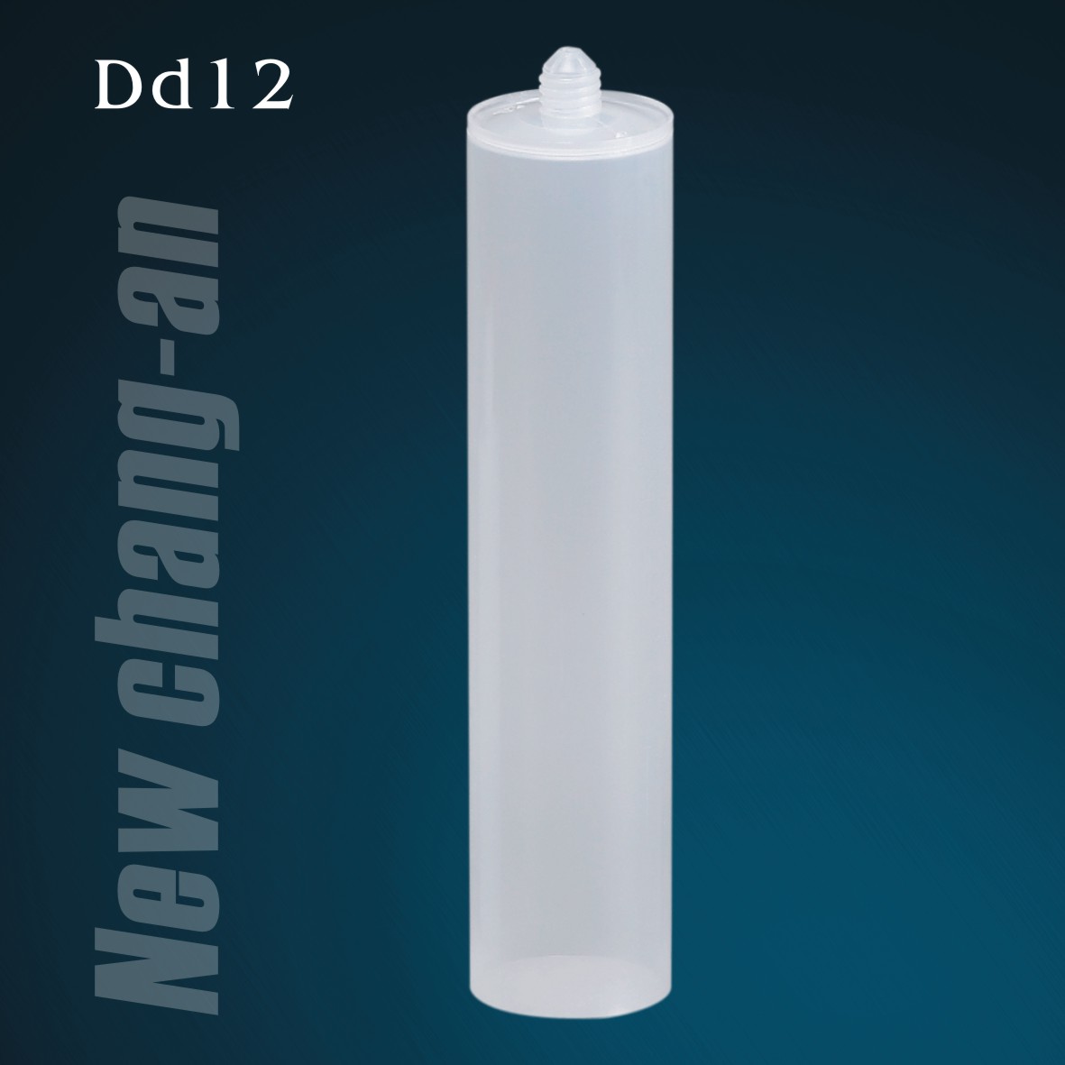 300 ml HDPE transparente Plastikpatrone für Silikondichtmittel