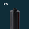 300 ml Schwarzes Glaskleber Verpackung HDPE HDPE Plastikpatrone für Silikondichtmittel