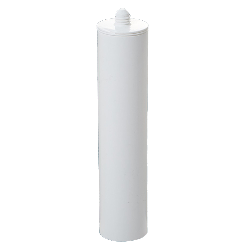 285 ml HDPE Leeres weißes Glaskleber Verpackung Plastikpatrone für Silikondichtmittel für den Bau der Industrie