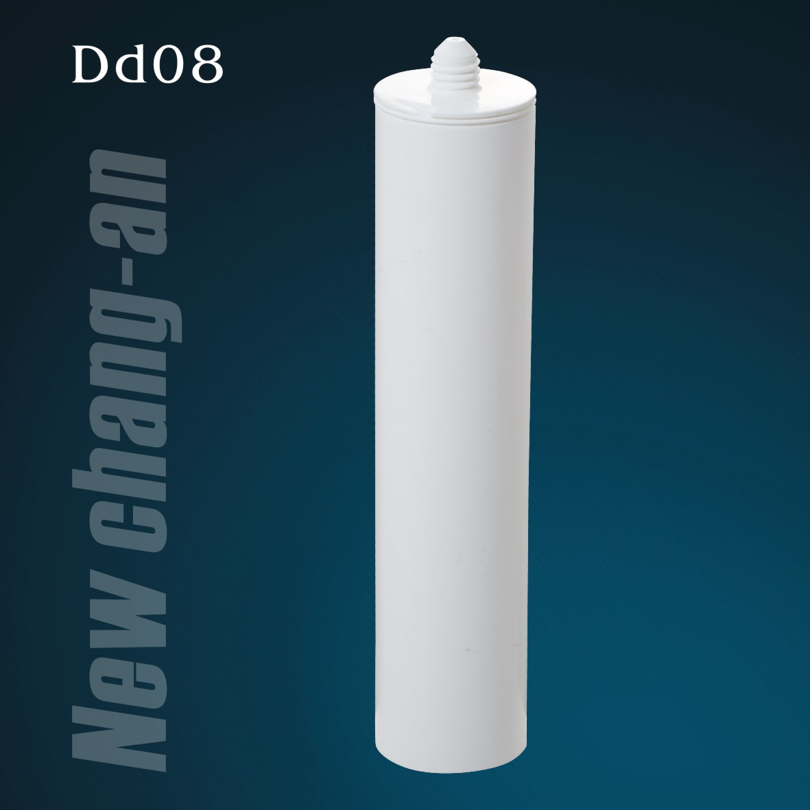 300 ml HDPE weiße Plastikpatrone für Silikondichtmittel
