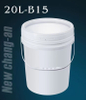 20l pp Plastikeimer B15-NR für Wasserbasisfarbe enthält