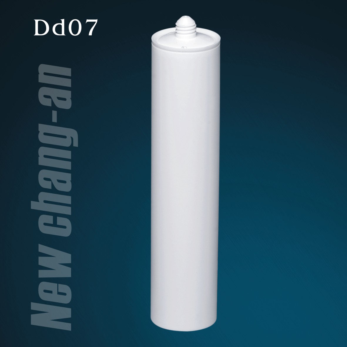 300 ml leere weiße HDPE -Plastikpatrone für Silikondichtmittel
