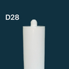300 ml weiße leere HDPE -Plastikpatrone für Silikondichtungsverpackung