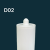 300 ml Industriegrad leerer Glaskleber Verpackung HDPE -Plastikpatrone für Silikondichtmittel 