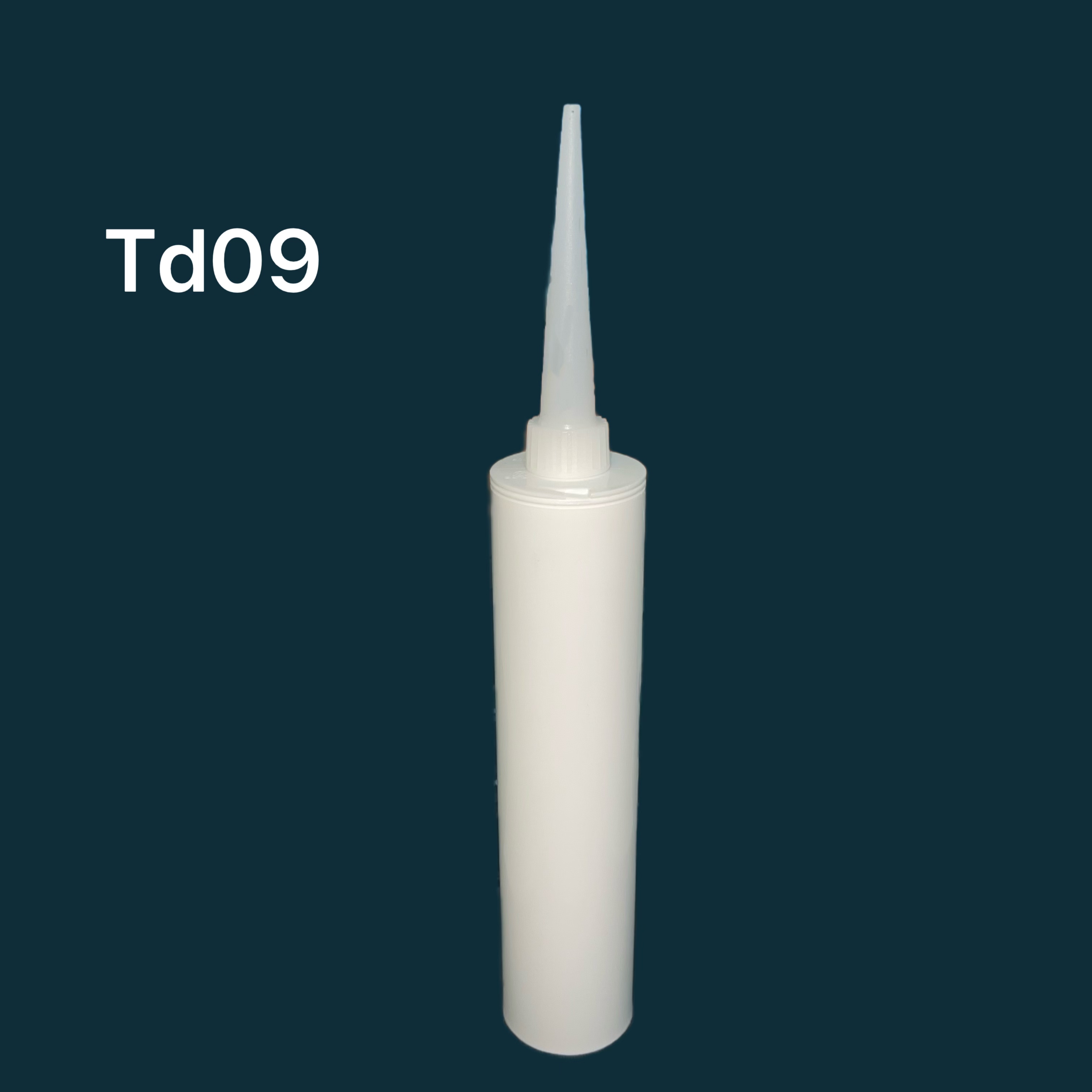 10oz Industrieverbrauch leere weiße HDPE -Plastikpatrone für Silikondichtungsverpackung