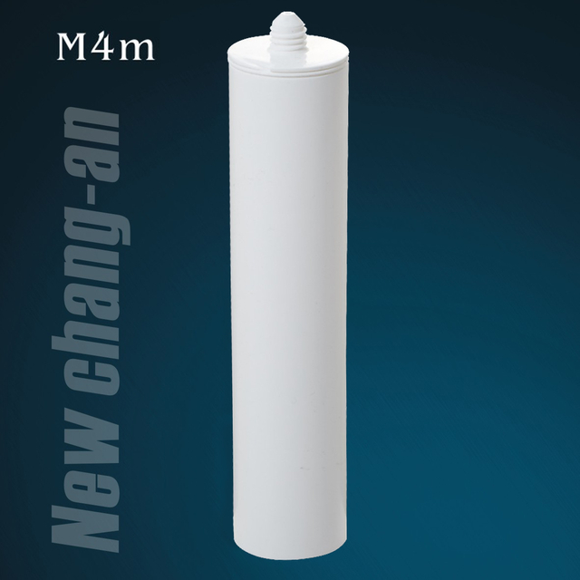 285 ml leere weiße Plastikpatrone für Silikondichtmittel