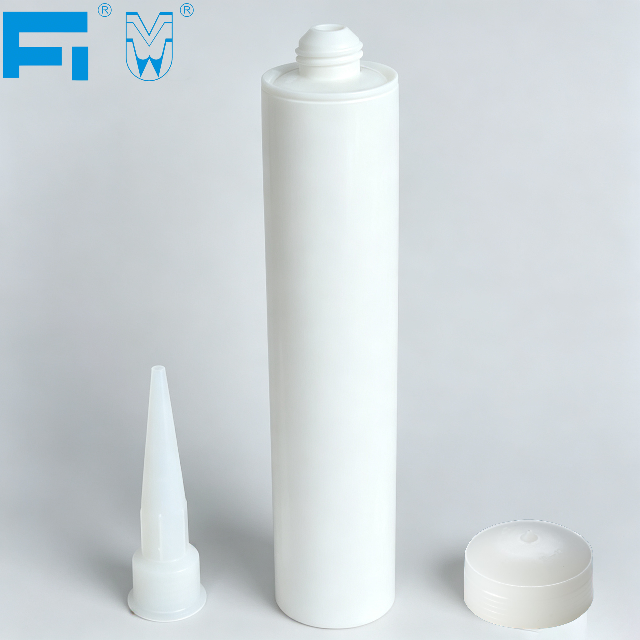 300 ml chemikalienbeständige HDPE-Kunststoff-Dichtungskartusche für den industriellen Einsatz, Dichtungs- und Klebeverpackungen zum Abdichten