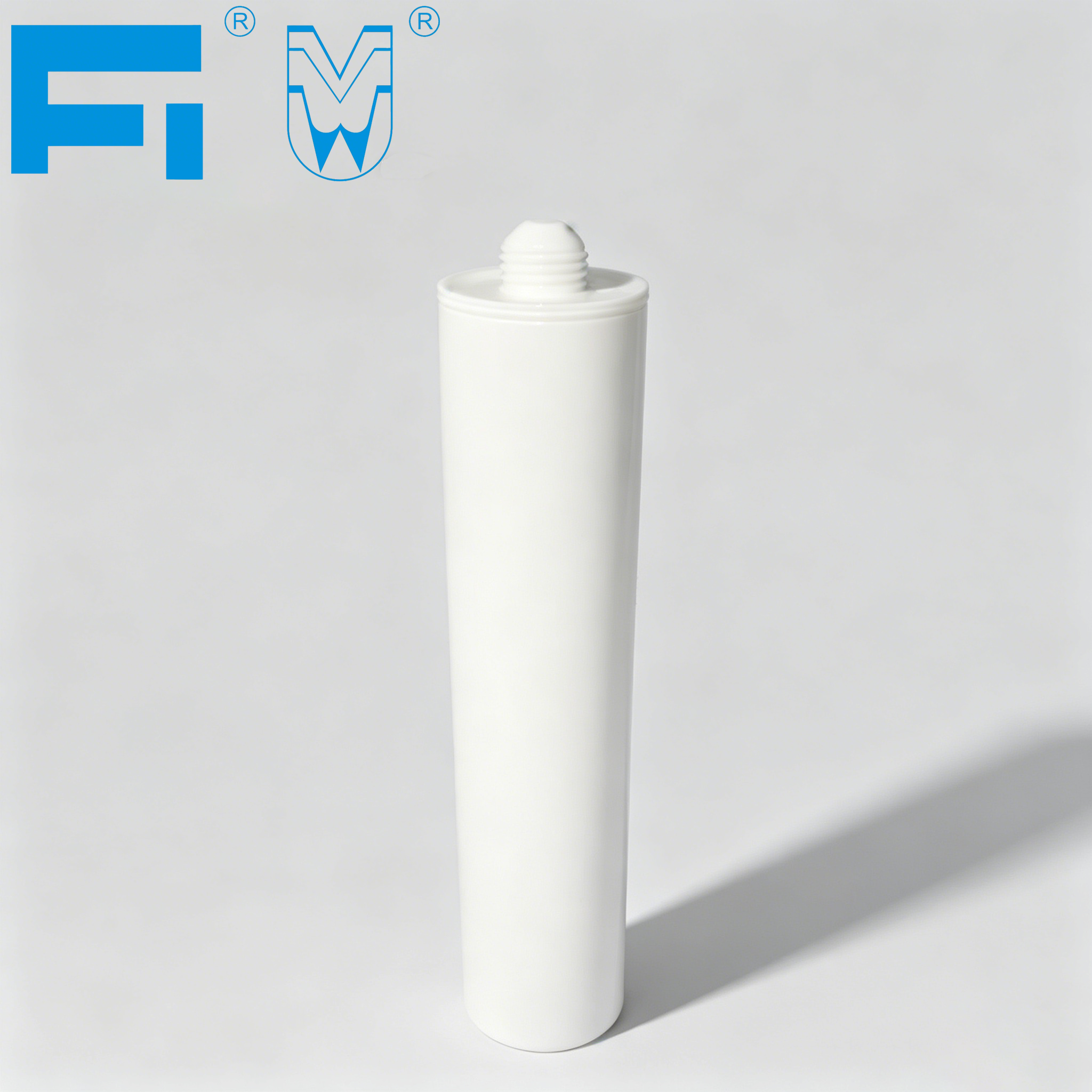 Individuell bedruckte 300 ml leere HDPE-Glaskleber-Kartusche aus Kunststoff für Silikondichtmittelverpackungen für den industriellen Einsatz